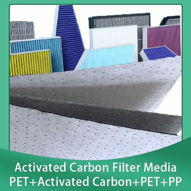 Nonwoven Activated Carbon Air Filter Media